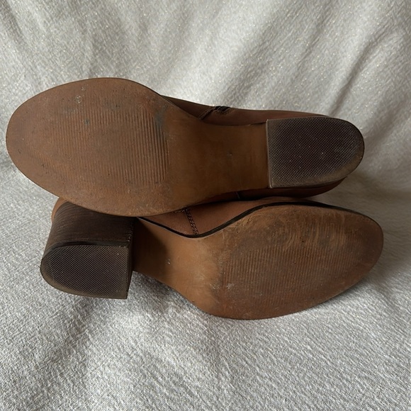 Blondo Vegas 2 Casual Brown Ankle Boots Waterproof Leather Zip Up Size 11M - Picture 9 of 10